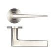 High quality image of Frelan - Meteor Lever on Round Rose - Grade 304 Satin Stainless Steel | Sku. fh-jss360 | Trade Door Handles.
