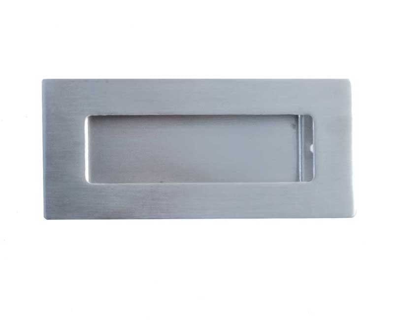 This is an image showing the Frelan - Flush Pull 100x50mm - Grade 304 Satin Stainless Steel available to order from Trade Door Handles in Kendal