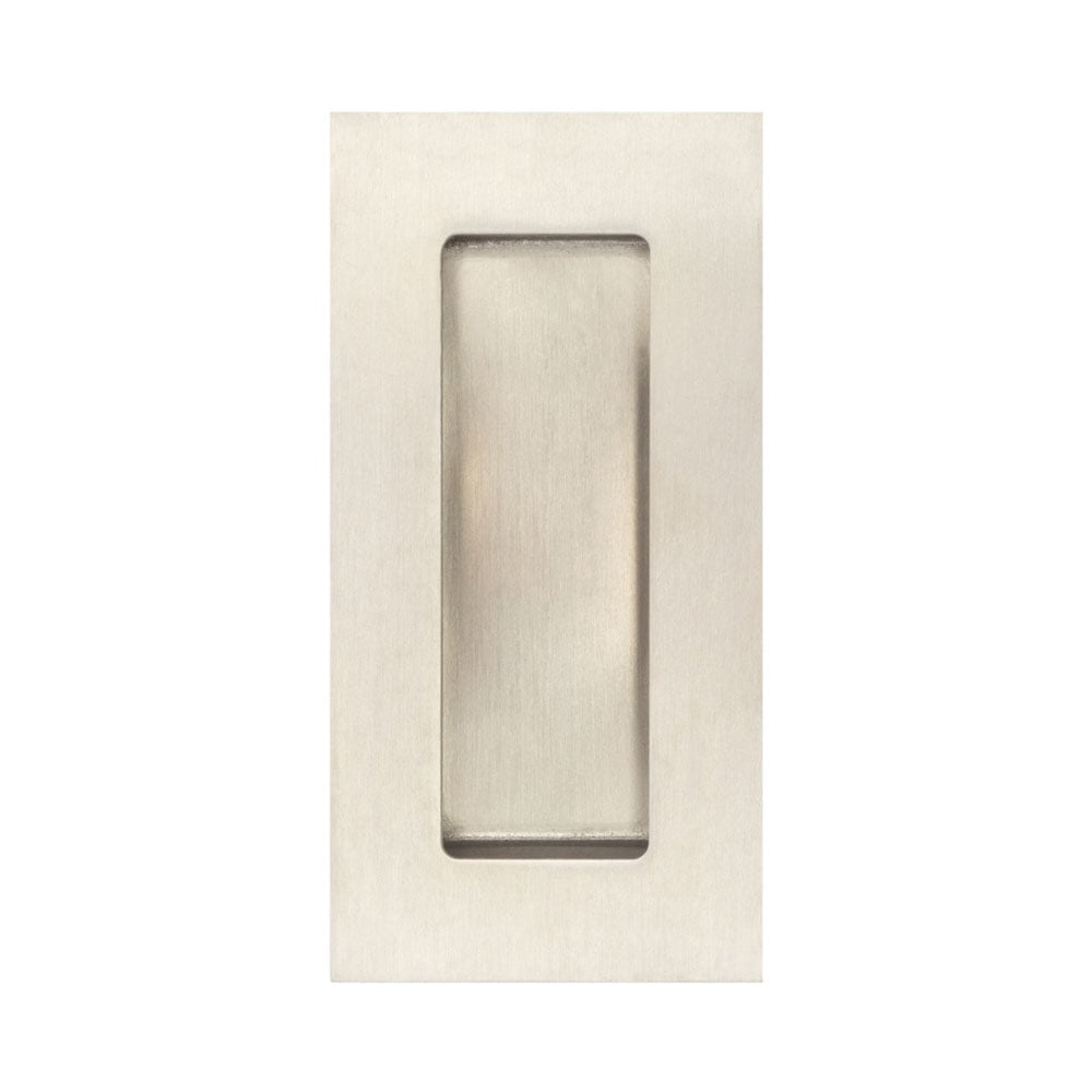 High quality image of Frelan - Stainless Steel Flush Pulls 100x50mm Satin Stainless Steel Sku. JSS428B