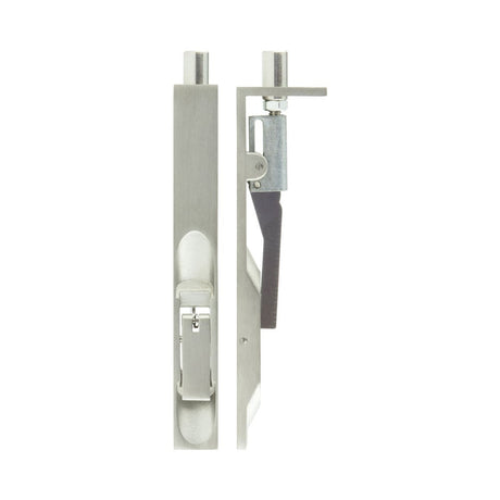 High quality image of Frelan - Stainless Steel Lever Action Flushbolts Square Forend 150x20mm Satin Stainless Steel Sku. JSS50