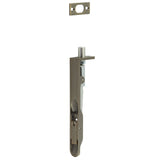 High quality image of Frelan - Lever Action Radius Flush Bolt 150x20mm Antique Brass Sku. JSS50RAB