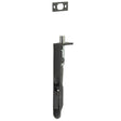 High quality image of Frelan - Lever Action Radius Flush Bolt 150x20mm Dark Bronze Sku. JSS50RDB