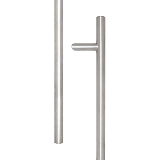 High quality image of Frelan - Stainless Steel Cranked Pull Handles 600x32mm Satin Stainless Steel Sku. JSS519A