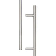 High quality image of Frelan - Stainless Steel Cranked Pull Handles 1800x32mm Satin Stainless Steel Sku. JSS519C