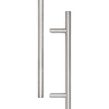 High quality image of Frelan - Stainless Steel Cranked Pull Handles 1800x32mm Satin Stainless Steel Sku. JSS519C