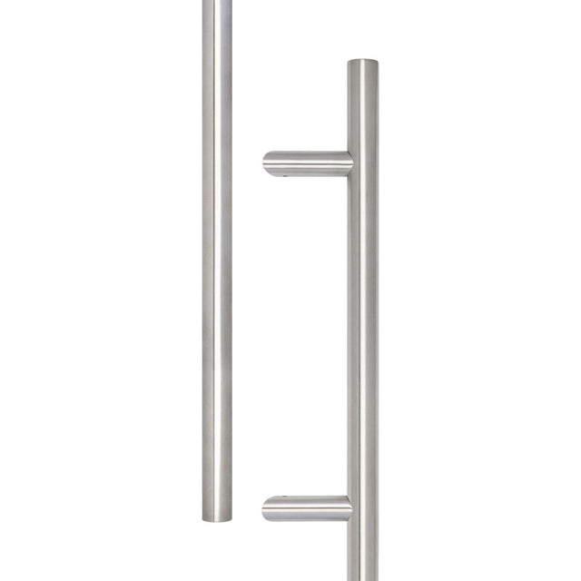 High quality image of Frelan - Stainless Steel Cranked Pull Handles 1800x32mm Satin Stainless Steel Sku. JSS519C