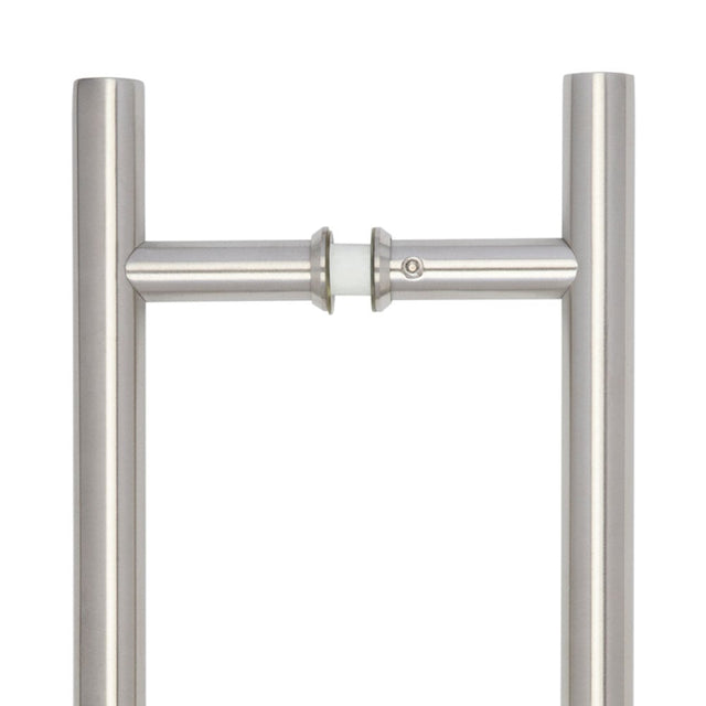 High quality image of Frelan - Stainless Steel 32mm Guardsman Pull Handles B2B Fixing 1200x32x1000mm Satin Stainless Steel Sku. JSS521C