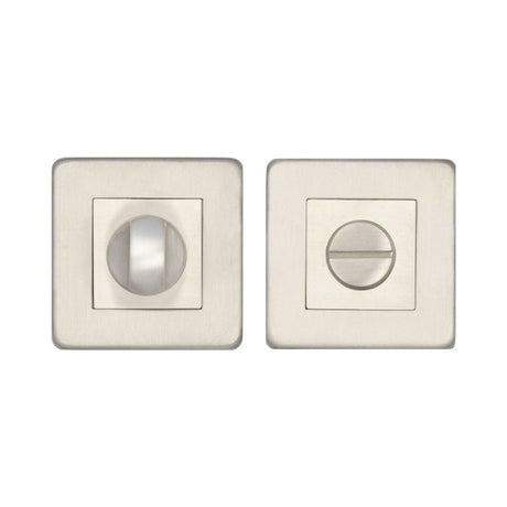 High quality image of Frelan - JSS54 Satin Stainless Steel Square Turn & Release Sku. JSS54