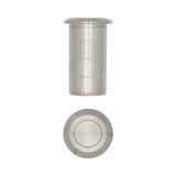 High quality image of Frelan - Stainless Steel Dust Proof Spring Floor Bolt Socket for Concrete 20x25mm Satin Stainless Steel Sku. JSS5642
