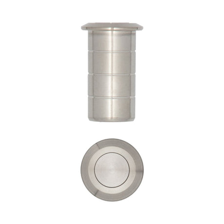 High quality image of Frelan - Stainless Steel Dust Proof Spring Floor Bolt Socket for Concrete 20x25mm Satin Stainless Steel Sku. JSS5642