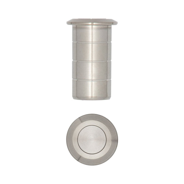 High quality image of Frelan - Stainless Steel Dust Proof Spring Floor Bolt Socket for Concrete 20x25mm Satin Stainless Steel Sku. JSS5642