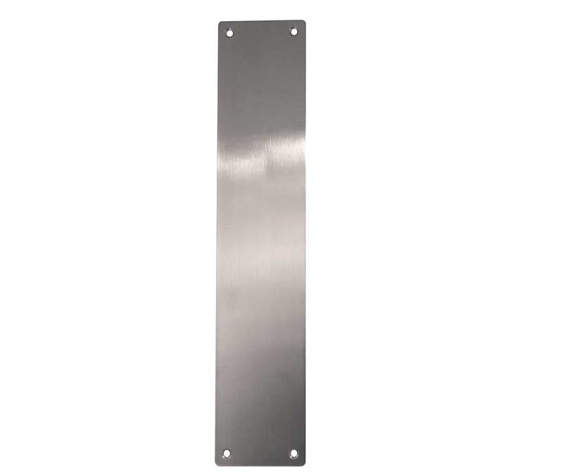 This is an image showing the Frelan - Finger Plate 305x75mm - Grade 304 - SSS available to order from Trade Door Handles in Kendal