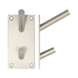 High quality image of Frelan - Stainless Steel Hat & Coat Hooks 94x46mm Satin Stainless Steel Sku. JSS901B