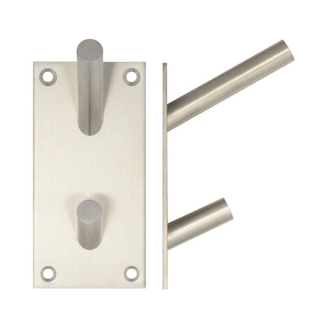 High quality image of Frelan - Stainless Steel Hat & Coat Hooks 94x46mm Satin Stainless Steel Sku. JSS901B
