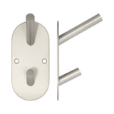 High quality image of Frelan - Stainless Steel Hat & Coat Hooks 90x45mm Satin Stainless Steel Sku. JSS902B