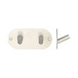 High quality image of Frelan - Double Robe Hook 90x45mm Satin Stainless Steel Sku. JSS902C