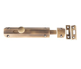High quality image of Frelan - Jedo Architectural Slide Door Bolts 150x35mm Antique Brass Sku. JV168AB