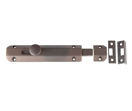 High quality image of Frelan - 150mm DB Slide Bolt | Sku. jv168db | available to order from Trade Door Handles in Kendal.