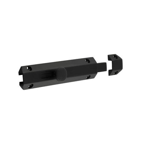 High quality image of Frelan - Jedo Architectural Slide Door Bolts 150x35mm Matt Black Sku. JV168MB