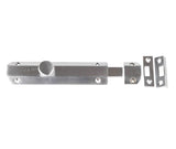 High quality image of Frelan - Jedo Architectural Slide Door Bolts 150x35mm Satin Nickel Sku. JV168SN