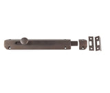 High quality image of Frelan - Jedo Architectural Slide Door Bolts 200x35mm Dark Bronze Sku. JV169DB