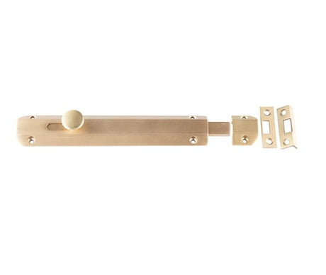High quality image of Frelan - 200mm SB Slide Bolt | Sku. jv169sb | available to order from Trade Door Handles in Kendal.
