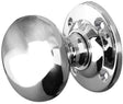 High quality image of Frelan - Jedo Mushroom Mortice Door Knobs 51mm Diameter 51mm Polished Chrome Sku. JV172APC