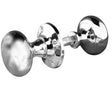 High quality image of Frelan - Jedo Mushroom Rim Door Knobs 50mm Polished Chrome Sku. JV176APC