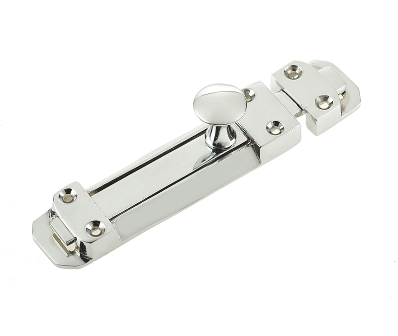 High quality image of Frelan - Jedo Contract Door Bolts 138x30mm Polished Chrome Sku. JV179APC