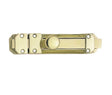 High quality image of Frelan - Jedo Contract Door Bolts 116x30mm Polished Brass Sku. JV179PB