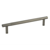 High quality image of Frelan - Bari Pull Handles 300mm Black Nickel Bolt Through Sku. JV1800BN