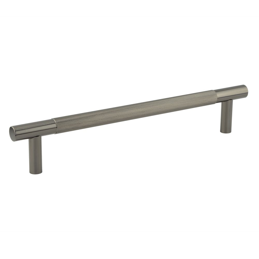 This is an image showing the Frelan - Bari Pull Handles 300mm Black Nickel Face Fix available to order from Trade Door Handles in Kendal