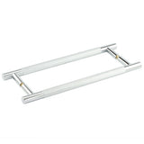 High quality image of Frelan - Bari Pull Handles 300mm Polished Chrome Back to Back Sku. JV1800PCB2B