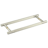 High quality image of Frelan - Bari Pull Handles 300mm Satin Nickel Back to Back Sku. JV1800SNB2B
