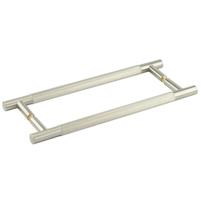 High quality image of Frelan - Bari Pull Handles 300mm Satin Nickel Back to Back Sku. JV1800SNB2B