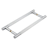 High quality image of Frelan - Venice Linear Knurled 300x19mm Polished Chrome Pull Handle Back to Back Sku. JV1803PCB2B