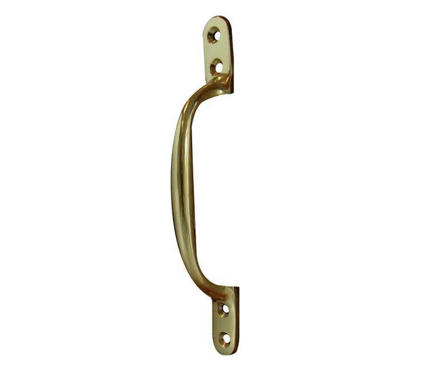 High quality image of Frelan - Jedo Sash Handles 125mm Polished Brass Sku. JV194BPB