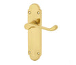 High quality image of Frelan - Epsom Suite Door Handle on Latchplate Polished Brass Sku. JV251PB