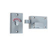 High quality image of Frelan - Jedo Bathroom Indicator Bolt 61x42mm 61x42mm Satin Chrome Sku. JV2662SC