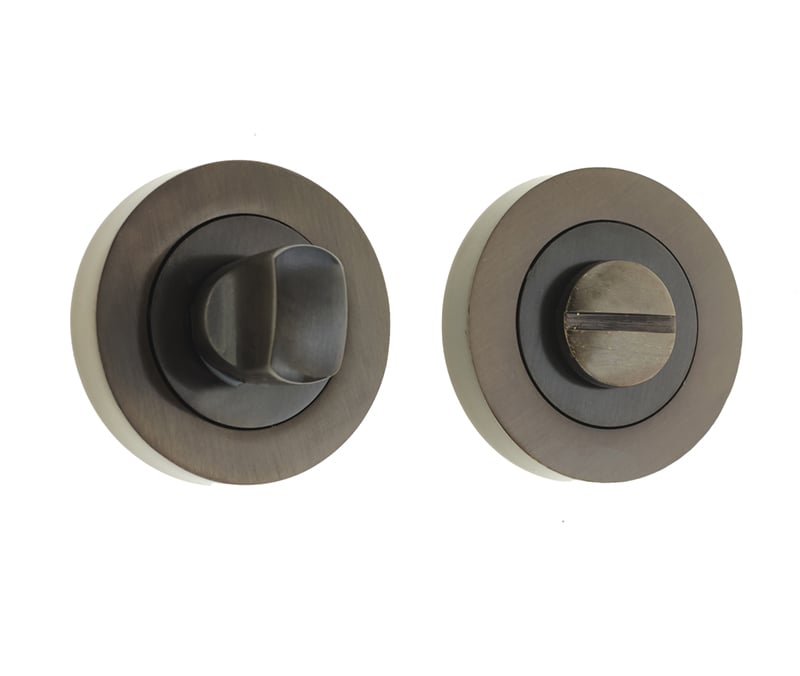 High quality image of Frelan - Jedo Designer Turns & Releases 50mm Round Rose no Indicator 50x10mm Dark Bronze Sku. JV2666DB