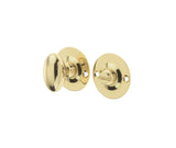 High quality image of Frelan - Jedo Bathroom Turn & Release for use with Deadbolts 5mm spindle Polished Brass Sku. JV2670PB
