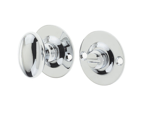 High quality image of Frelan - Jedo Bathroom Turn & Release for use with Deadbolts 5mm spindle Polished Chrome Sku. JV2671PC