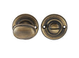 High quality image of Frelan - Jedo Oval Ringed Turn & Release 40mm Antique Brass Sku. JV2680AB