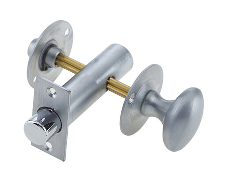 High quality image of Frelan - Jedo Bathroom Bolt C/W Mortice Bolt Satin Chrome Sku. JV2689SC