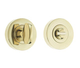 High quality image of Frelan - Jedo Designer Turns & Releases 35mm Round Rose no Indicator 38x8mm Brass Finish Sku. JV2777PVD