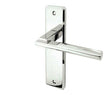 High quality image of Frelan - Delta Suite Door Handles on Latchplate Polished Chrome Sku. JV3013PC