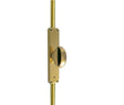 This is an image showing the Frelan - ESPAGNOLETTE BOLT PB available to order from Trade Door Handles in Kendal