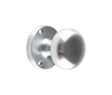 High quality image of Frelan - Jedo Mushroom Mortice Door Knobs 60mm Diameter Satin Chrome Sku. JV35SC