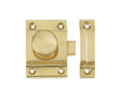 High quality image of Frelan - Jedo Cabinet Catch 56x36mm Polished Brass Sku. JV360PB