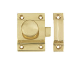 High quality image of Frelan - Jedo Cabinet Catch 56x36mm Polished Brass Sku. JV360PB